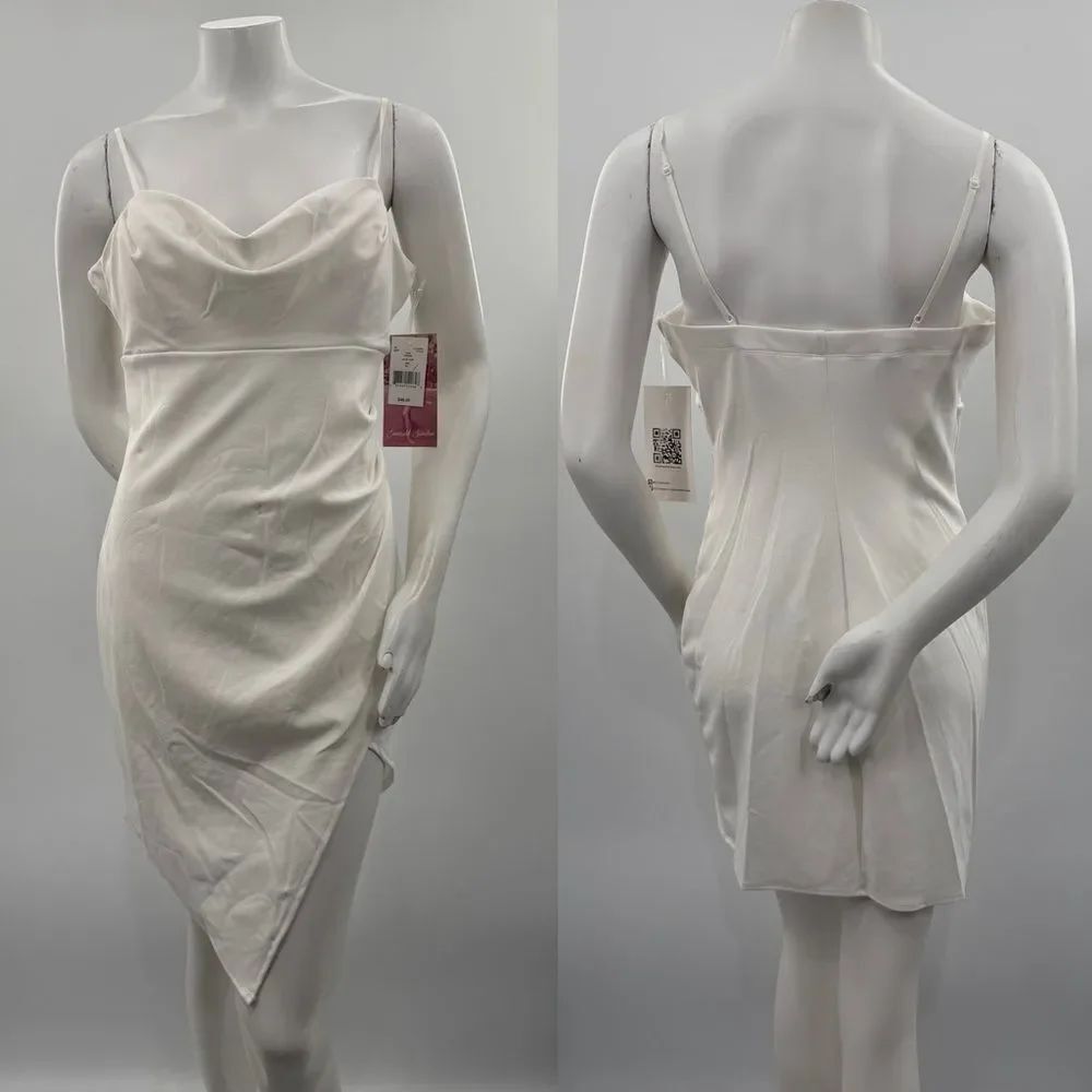 3For$20 Emerald Sundae Ivory Asymmetrical Dress size: XL